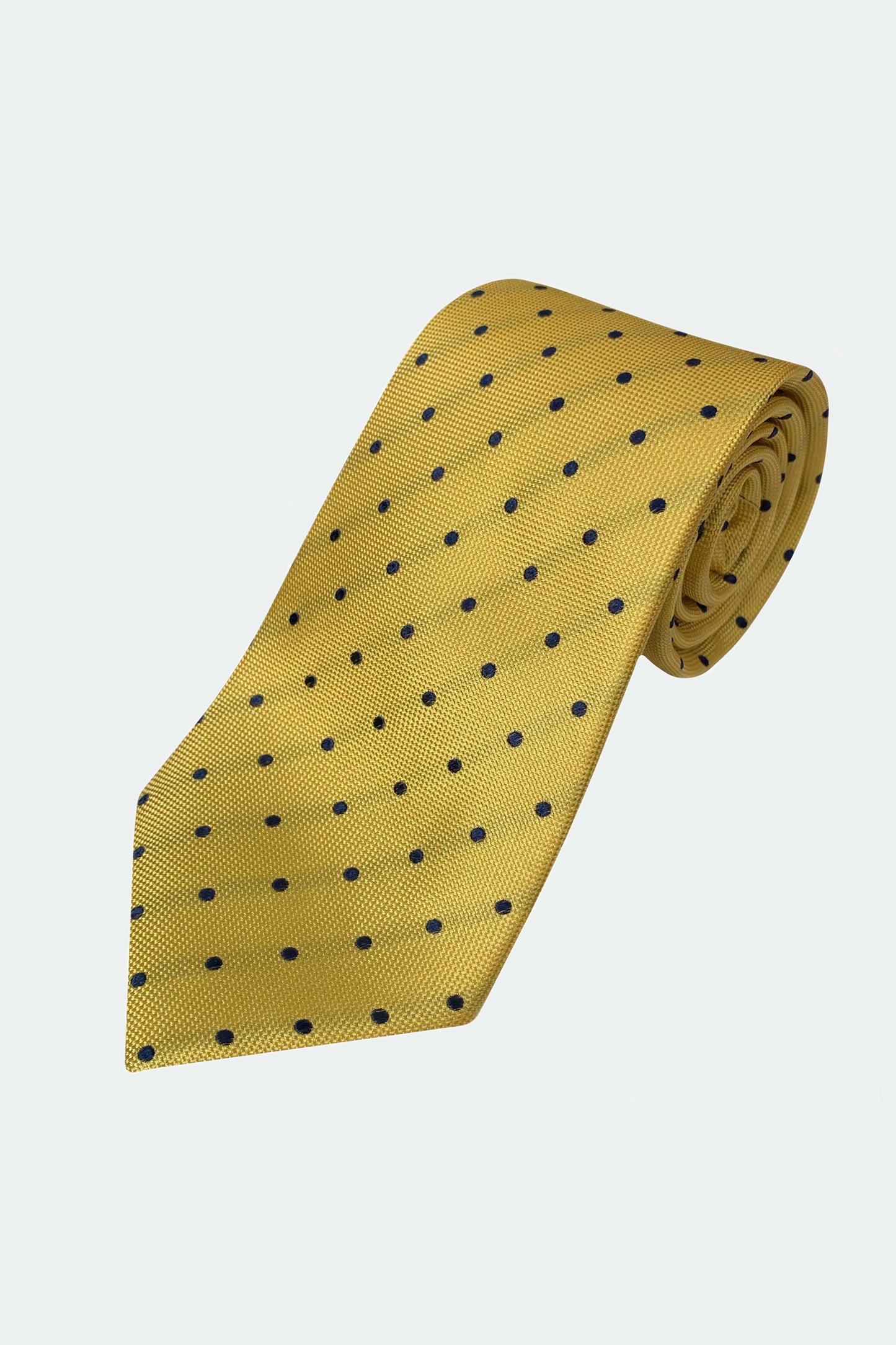 Yellow Minimal Dot Navy