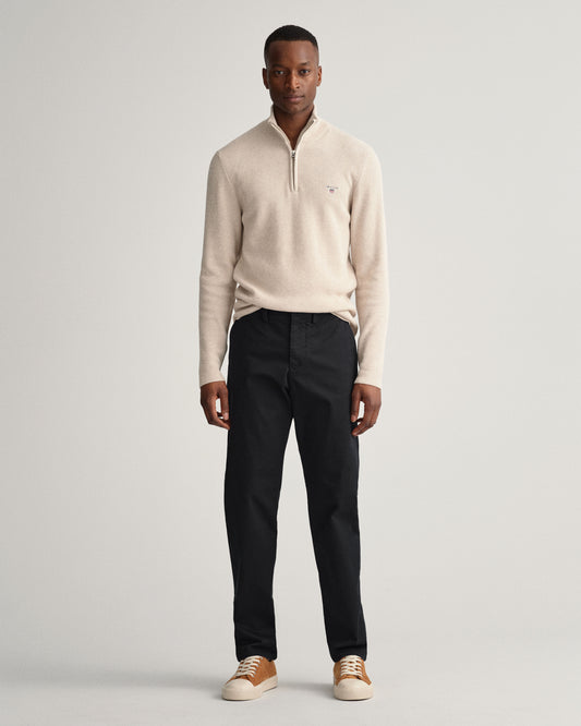 Black Regular Gant Twill Chinos
