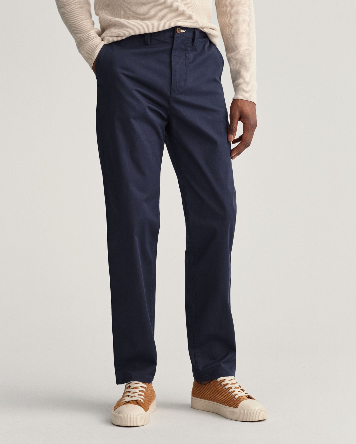 Marine Regular Gant Twill Chinos
