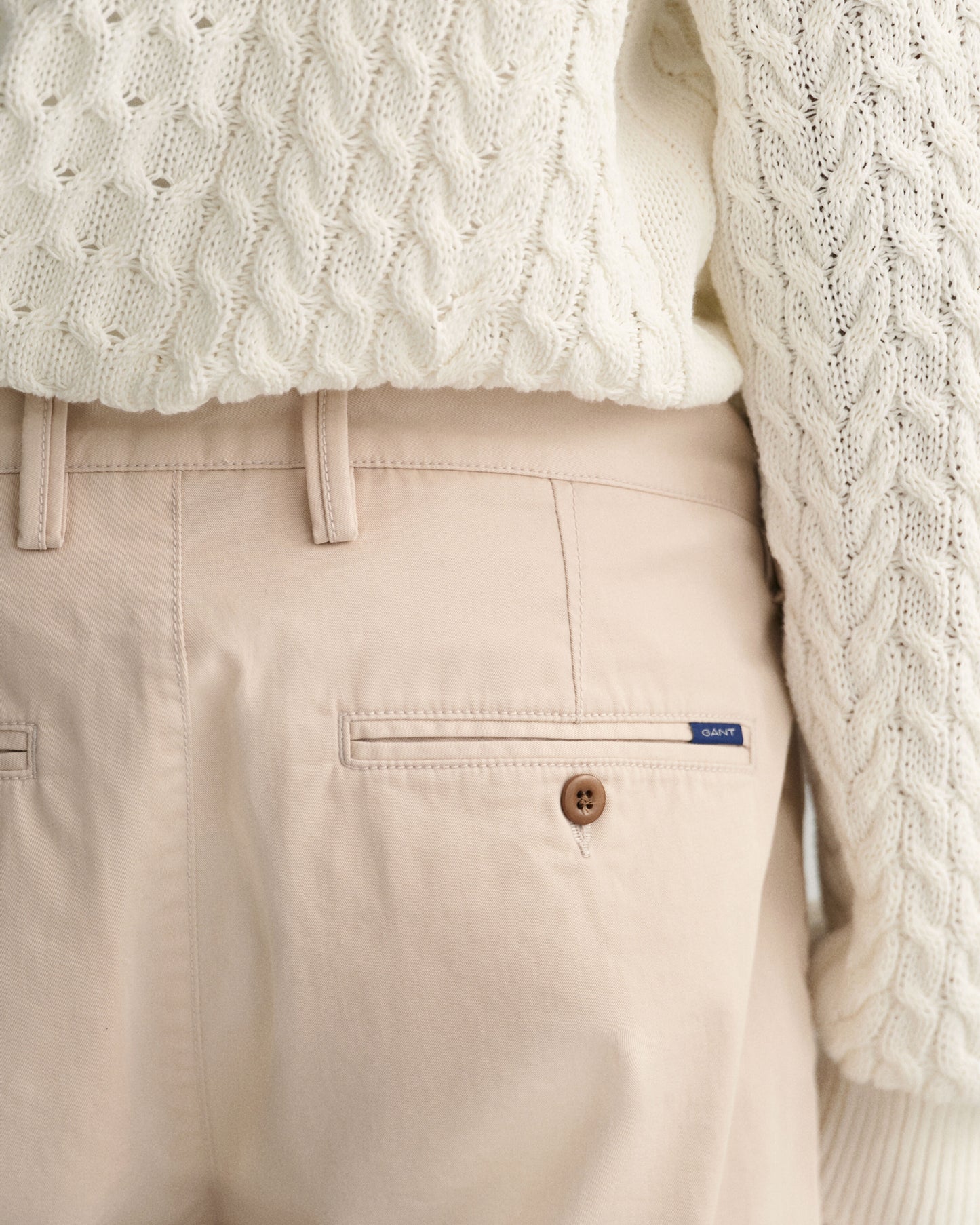 Putty Regular Gant Twill Chinos