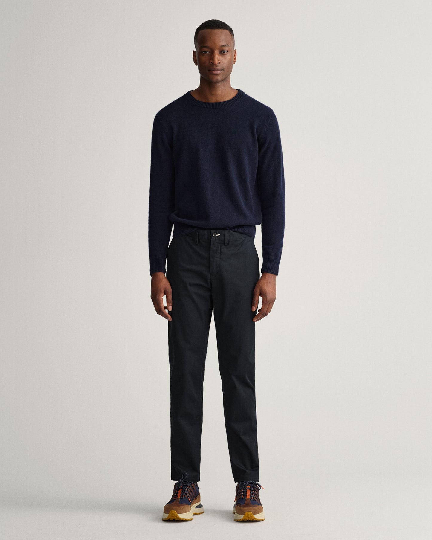 Black Gant Slim Twill Chinos