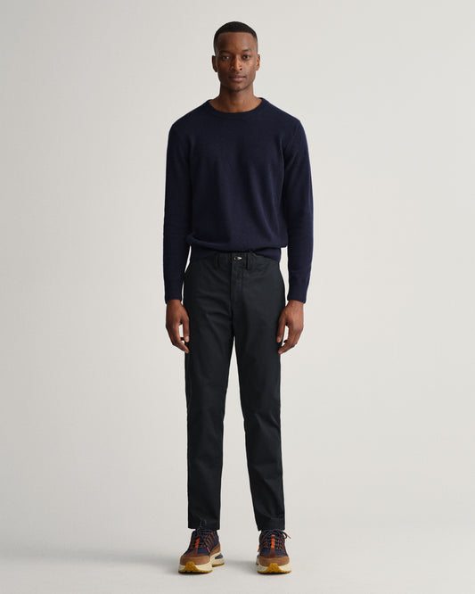 Black Gant Slim Twill Chinos