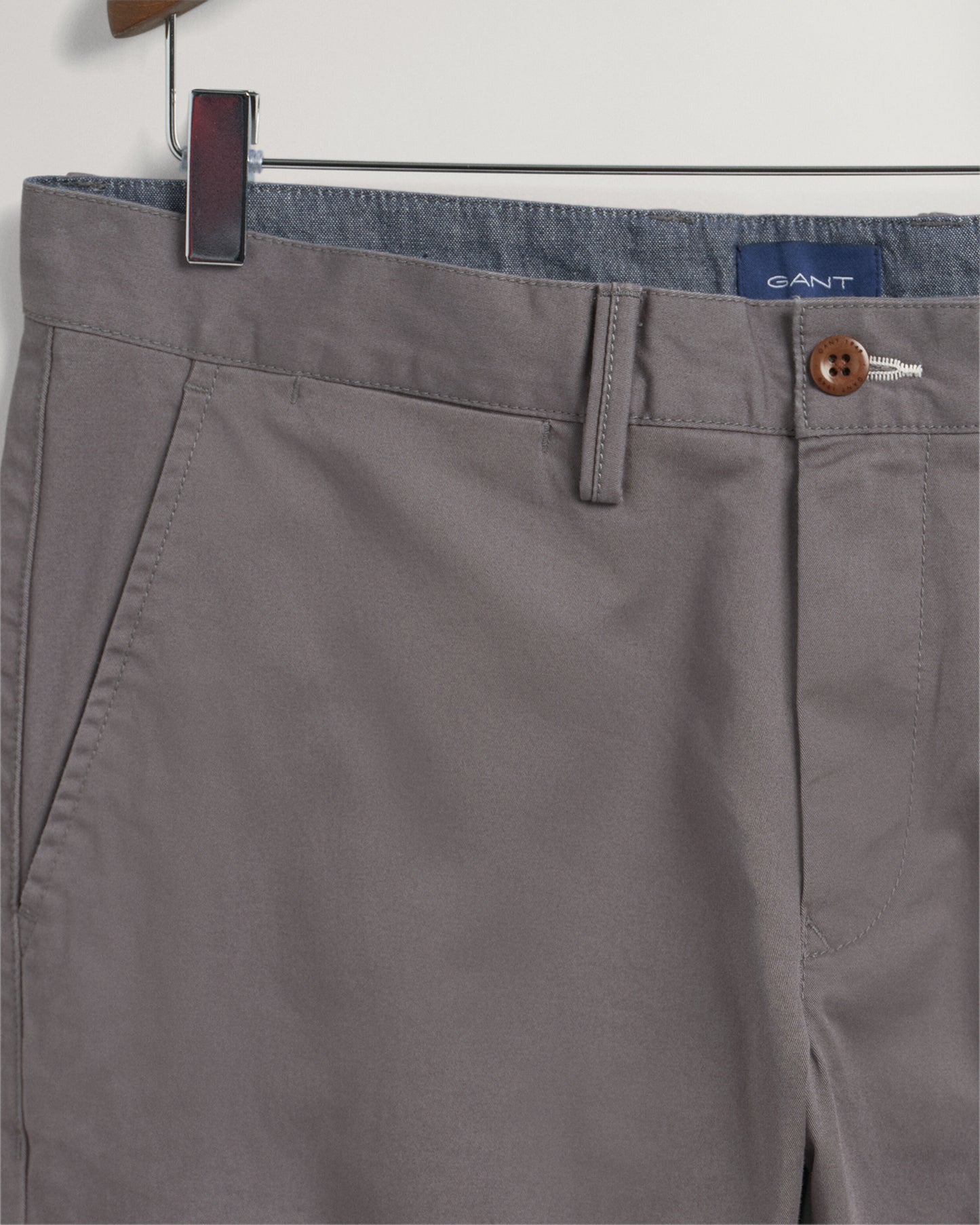 Graphite Gant Slim Twill Chinos