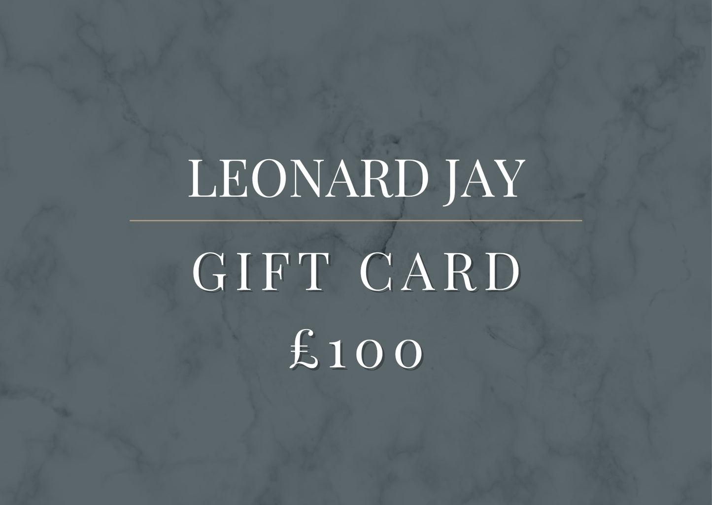 Leonard Jay Gift Card
