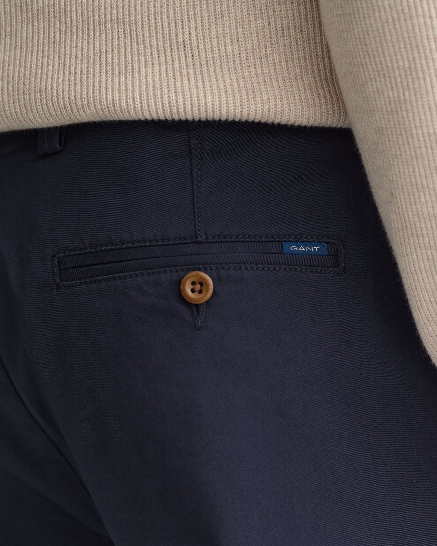 Marine Regular Gant Twill Chinos